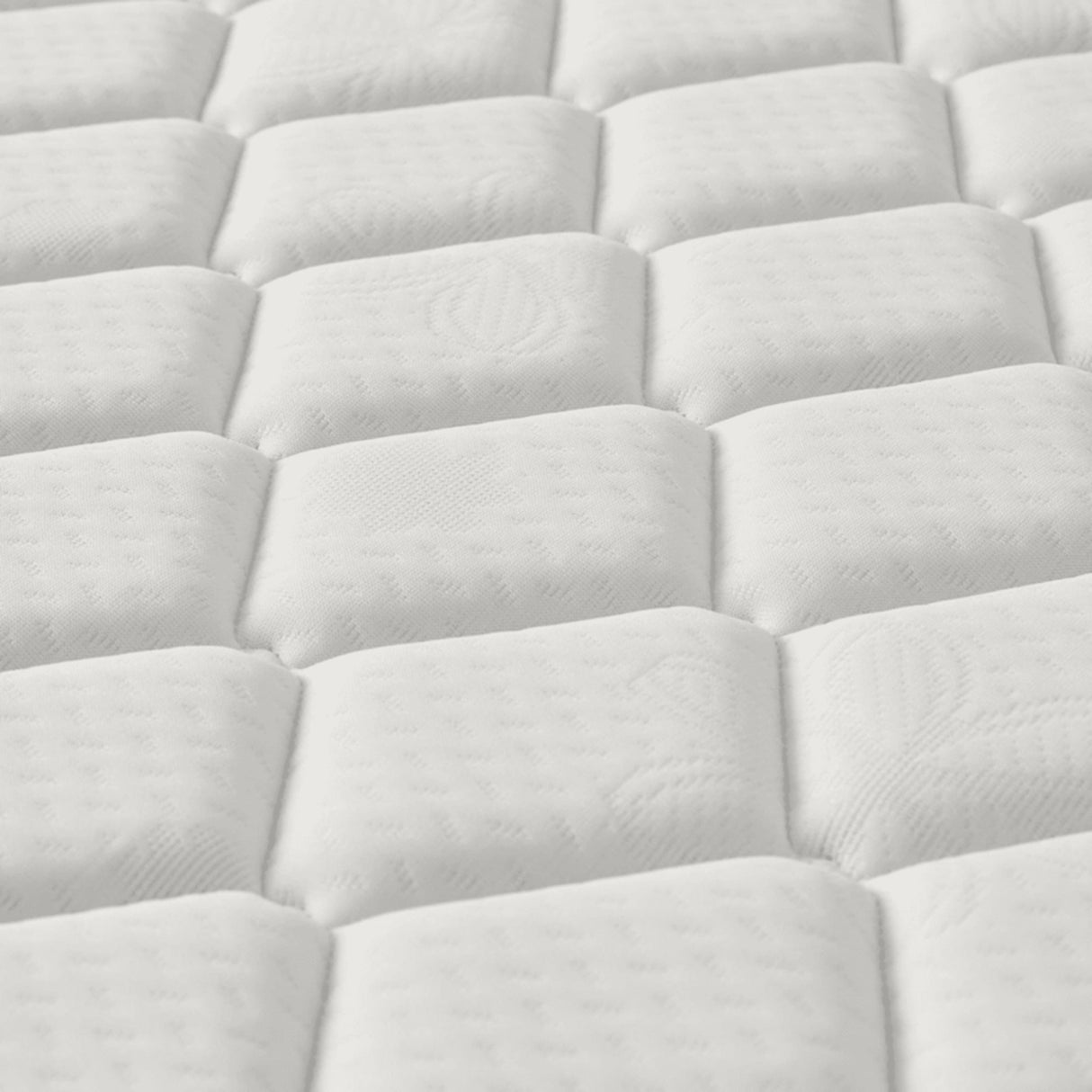 Colchón Medio Firme Sigma Blanco Doble 140 X 190 Cm Ortopedico de Resortes con Pillow Sencillo