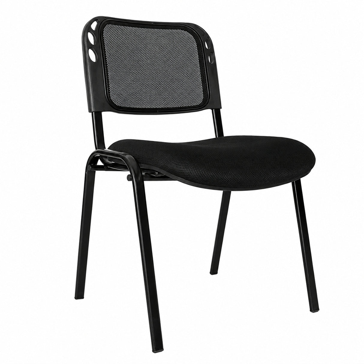 Silla Interlocutora Negro 48x78cm sin Apoya Brazos