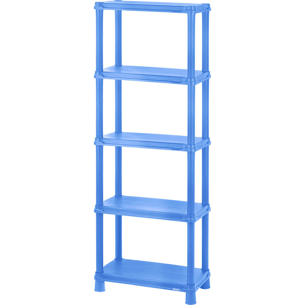 Estante Rimax Azul Verano 61x173.6cm Rectangular con Cinco Compartimientos y con Cinco Entrepaños
