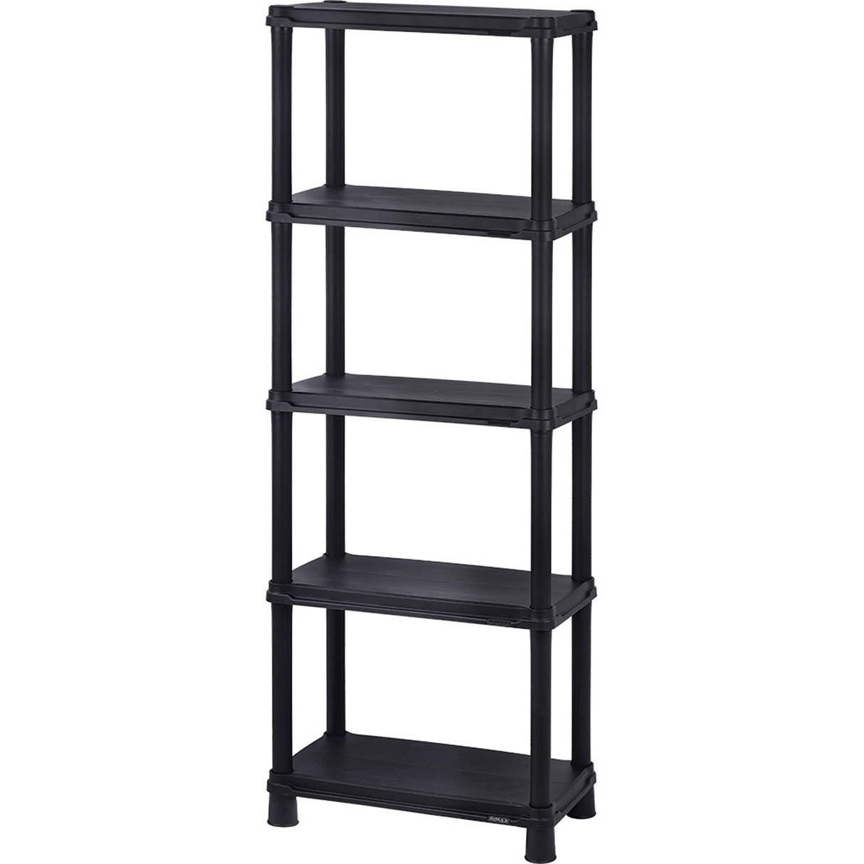 Estantería Rimax Negro 61x173.6cm Rectangular con Cinco Compartimientos y con Cinco Entrepaños