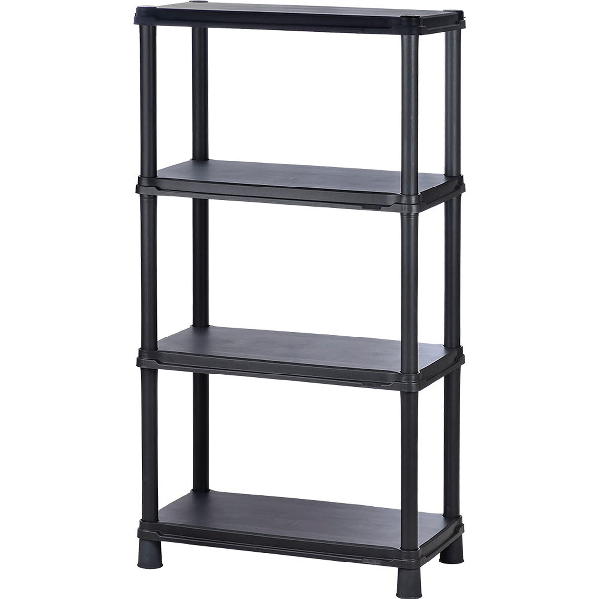 Estante Rimax Solido Negro 71.4x134cm de Cuatro Niveles
