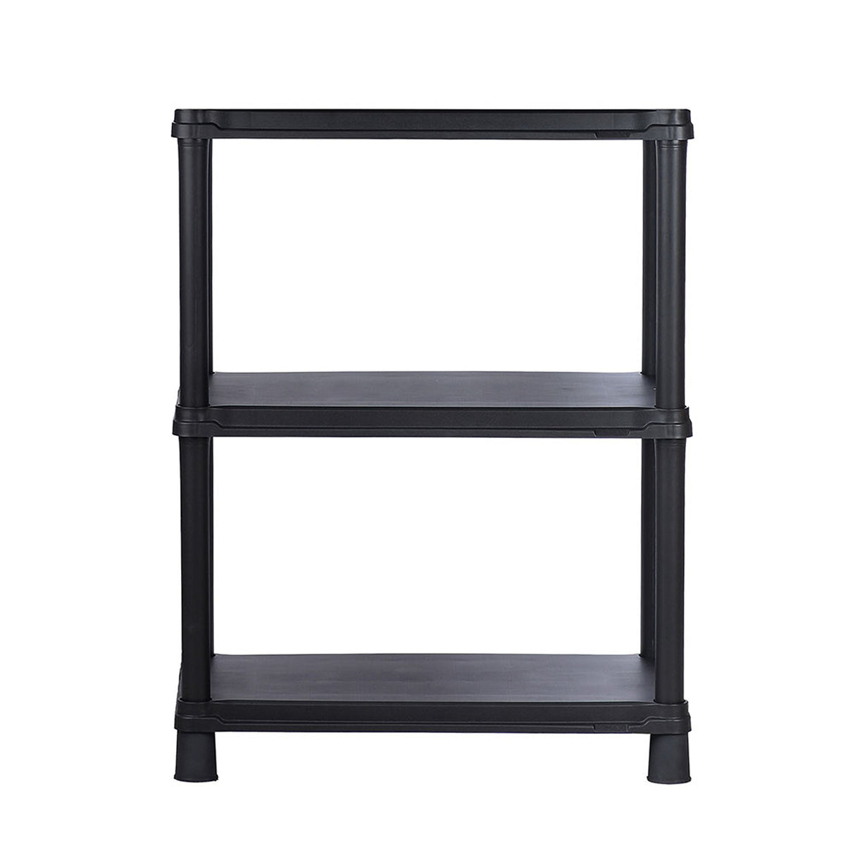 Estante Rimax Solido Negro 71.4x93.4cm de Tres Niveles