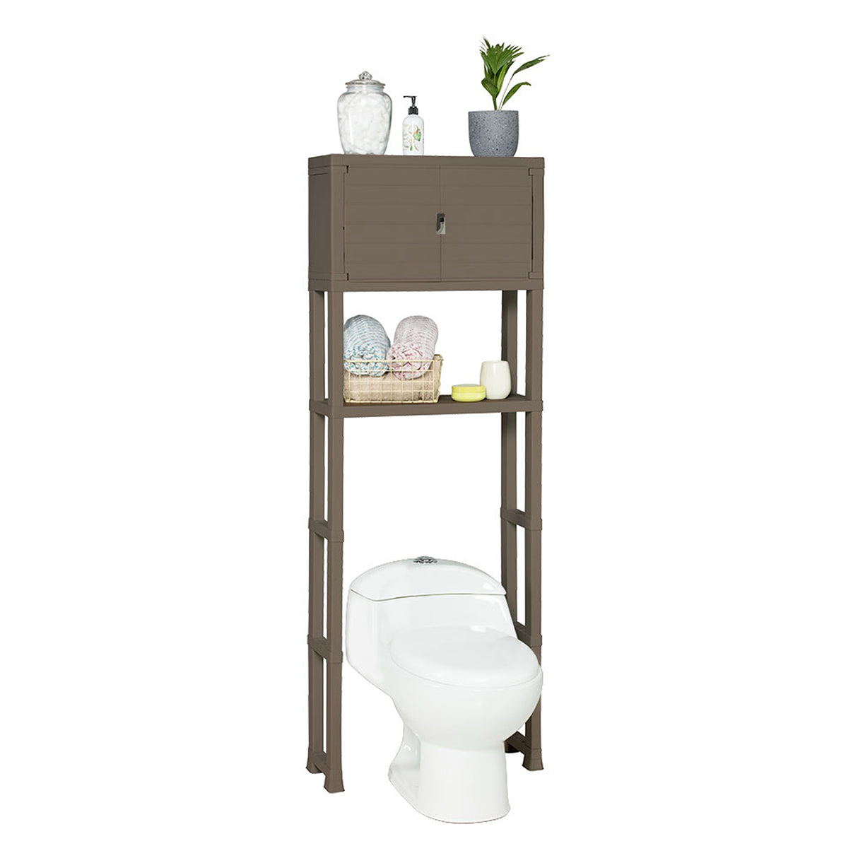 Organizador de Baño Rimax Moca 61.5x171.8cm con Un Entrepaño y con Un Cajón