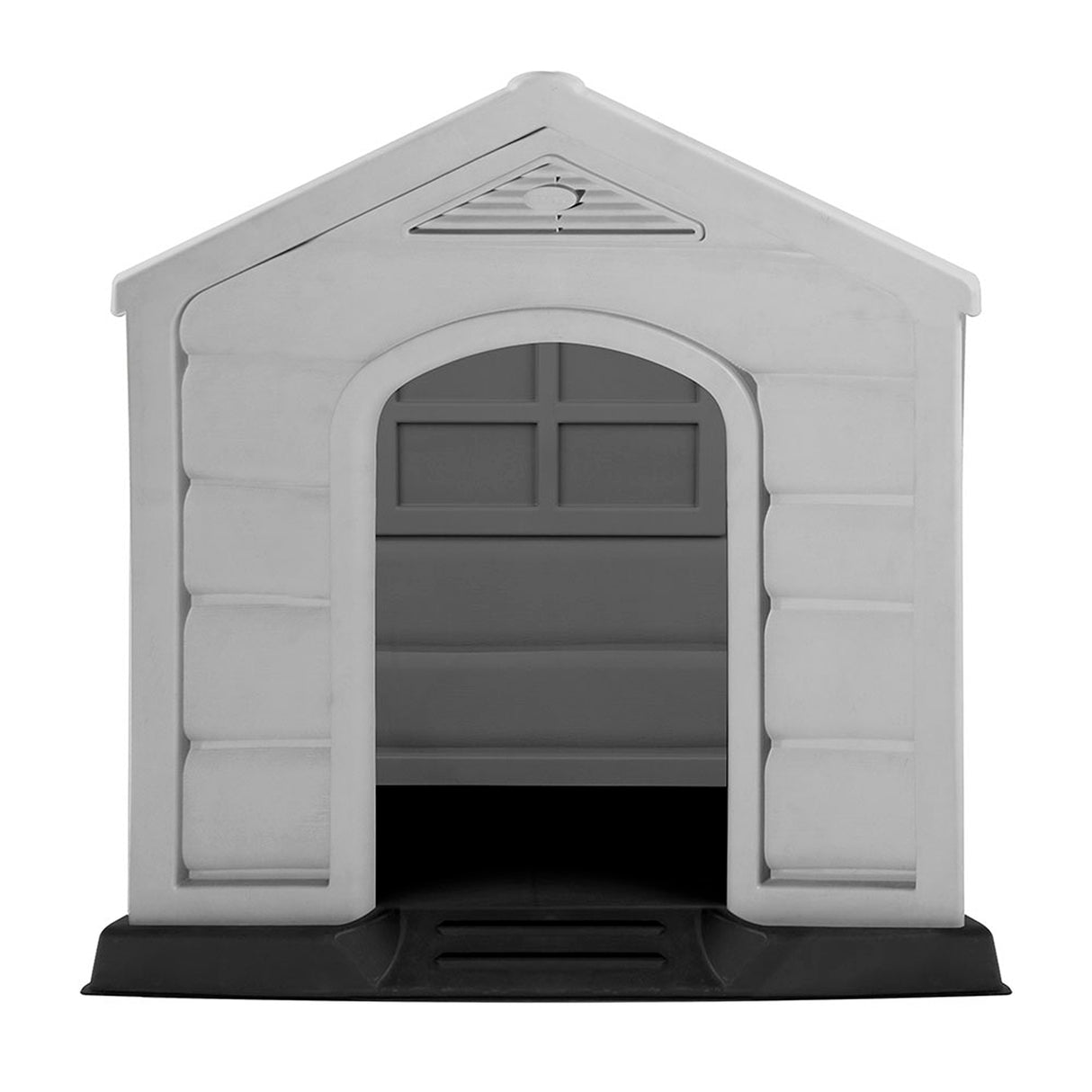 Casa para Perro Rimax Gris y Verde 90x89cm para Perros Medianos y Grandes