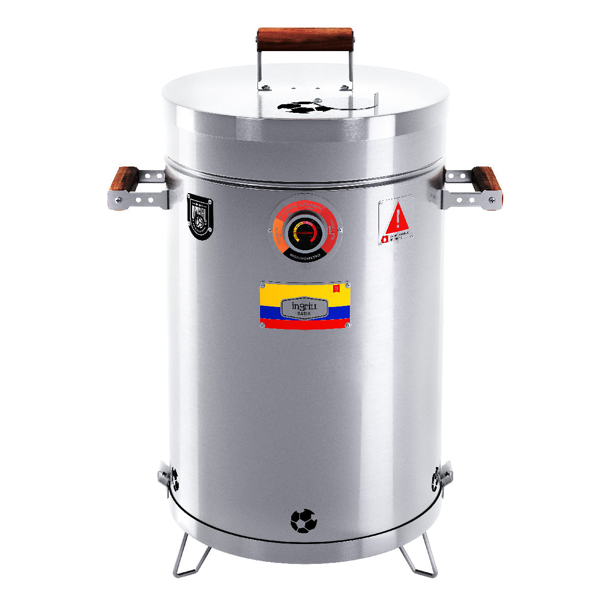 Barril Ahumador Mediano 25 lb 38 x 74 cm Edición Especial