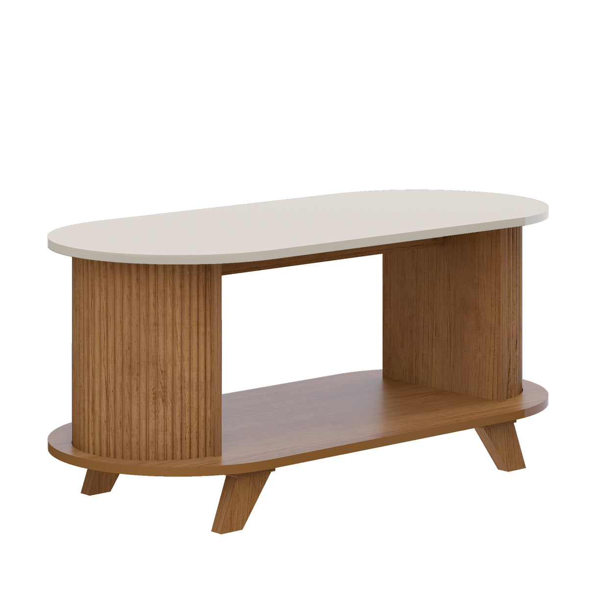 Mesa de Centro Vivaldi Café y Beige 100x45.5cm Rectangular