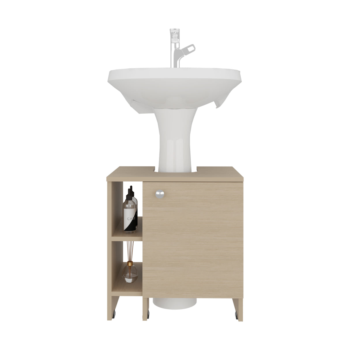 Mueble para Lavamanos Basico Cartagena 47x50.5cm Individual sin Lavamanos con Una Puerta