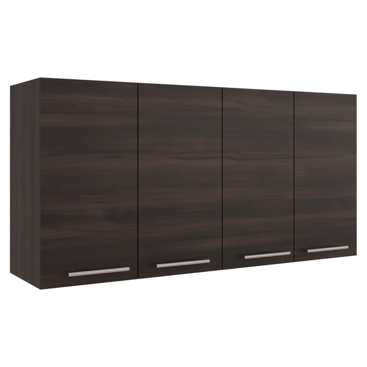 Mueble Superior de Cocina Superior Nogal 120x60cm con Un Entrepaño y con Cuatro Puertas