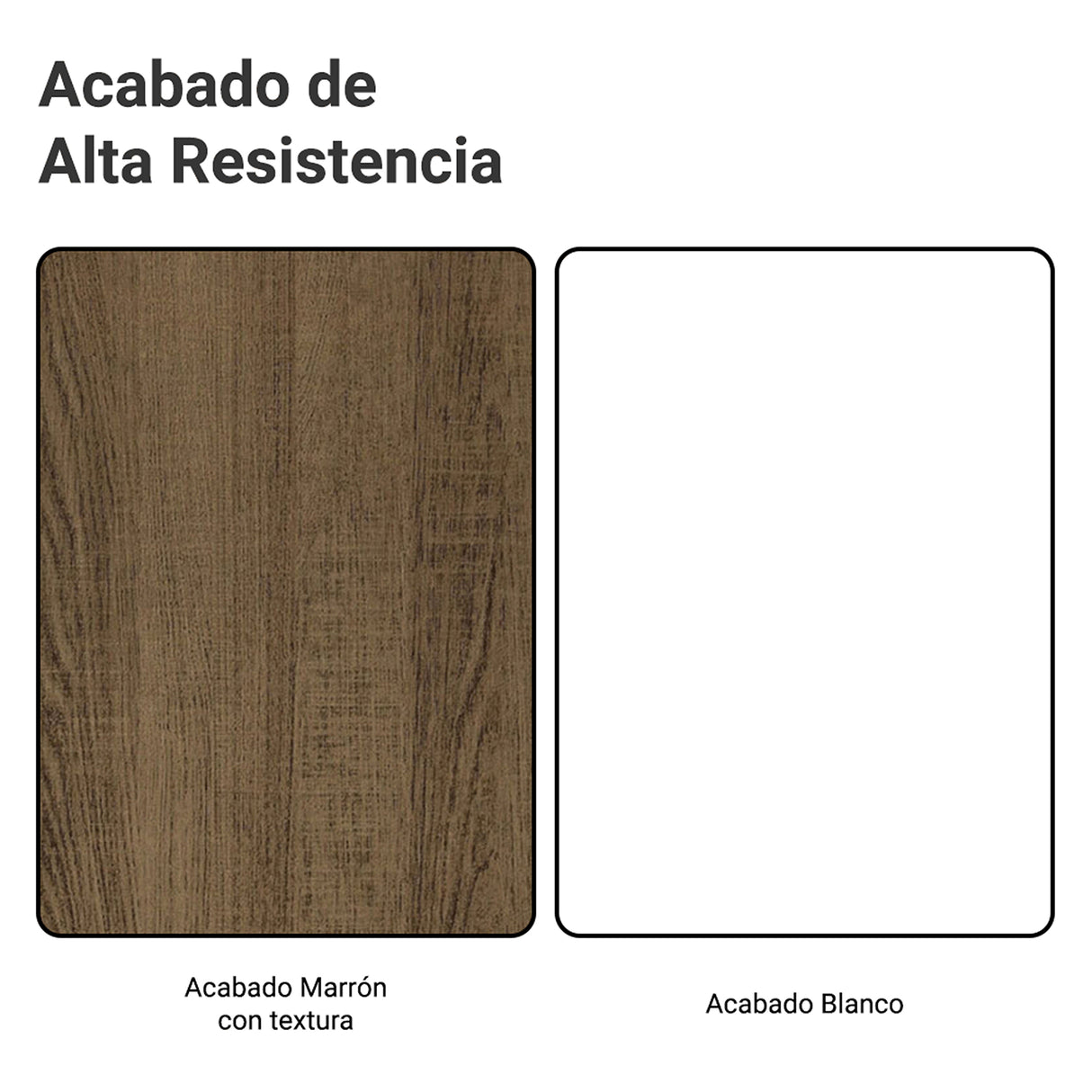 Rack de TV Agata Marrón y Blanco 218x52cm para TV Hasta 80 Pulgadas con Cinco Cajones