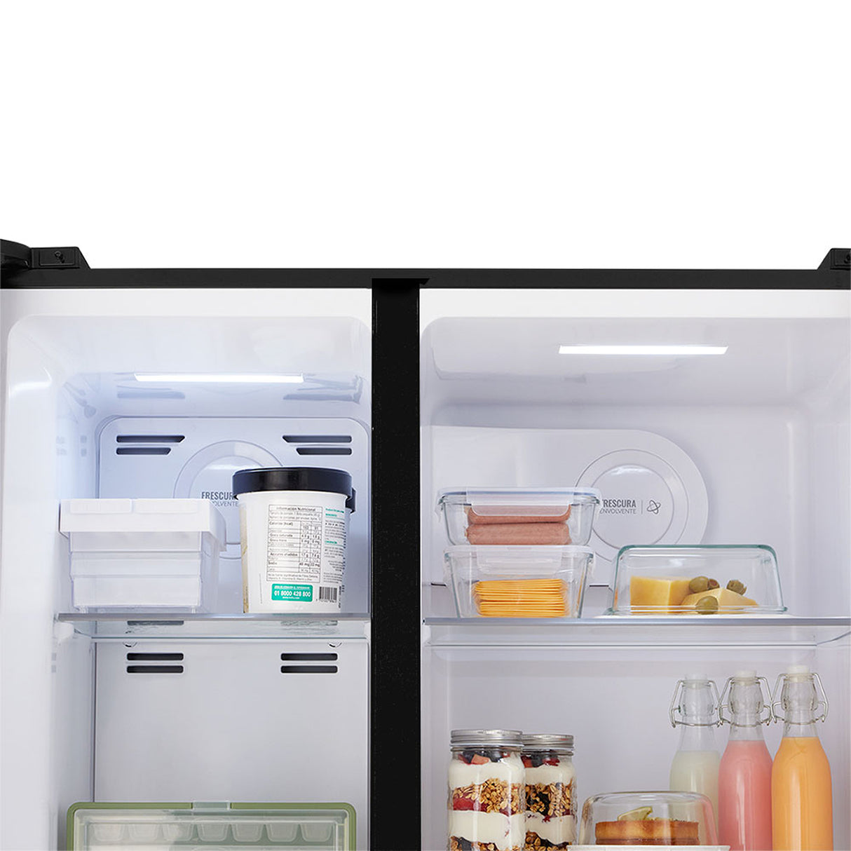 Nevecón Haceb Inverter Negro 91x177cm No Frost de 529 Litros con Dispensador de Agua y con Pantalla Digital