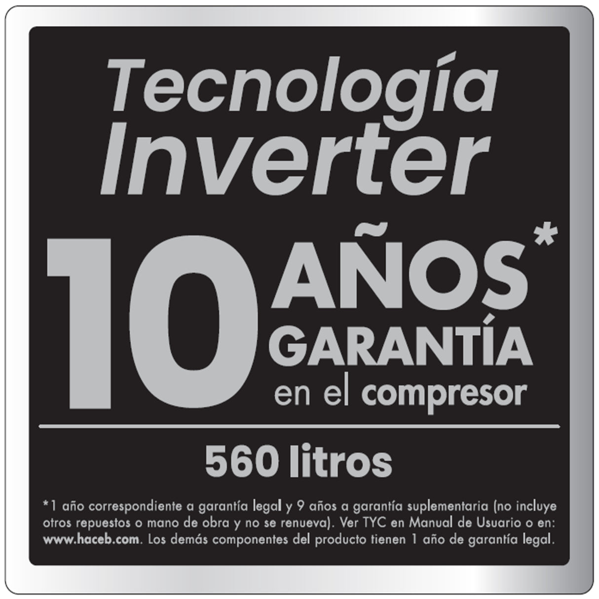 Nevecón Haceb Inverter Negro 91x177cm No Frost de 529 Litros con Dispensador de Agua y con Pantalla Digital