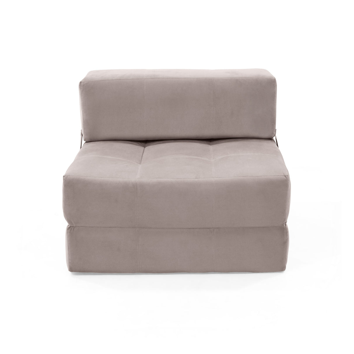 Sofá Cama Bosnia Taupe Denver 102x78cm de Un Puesto sin Apoya Brazos