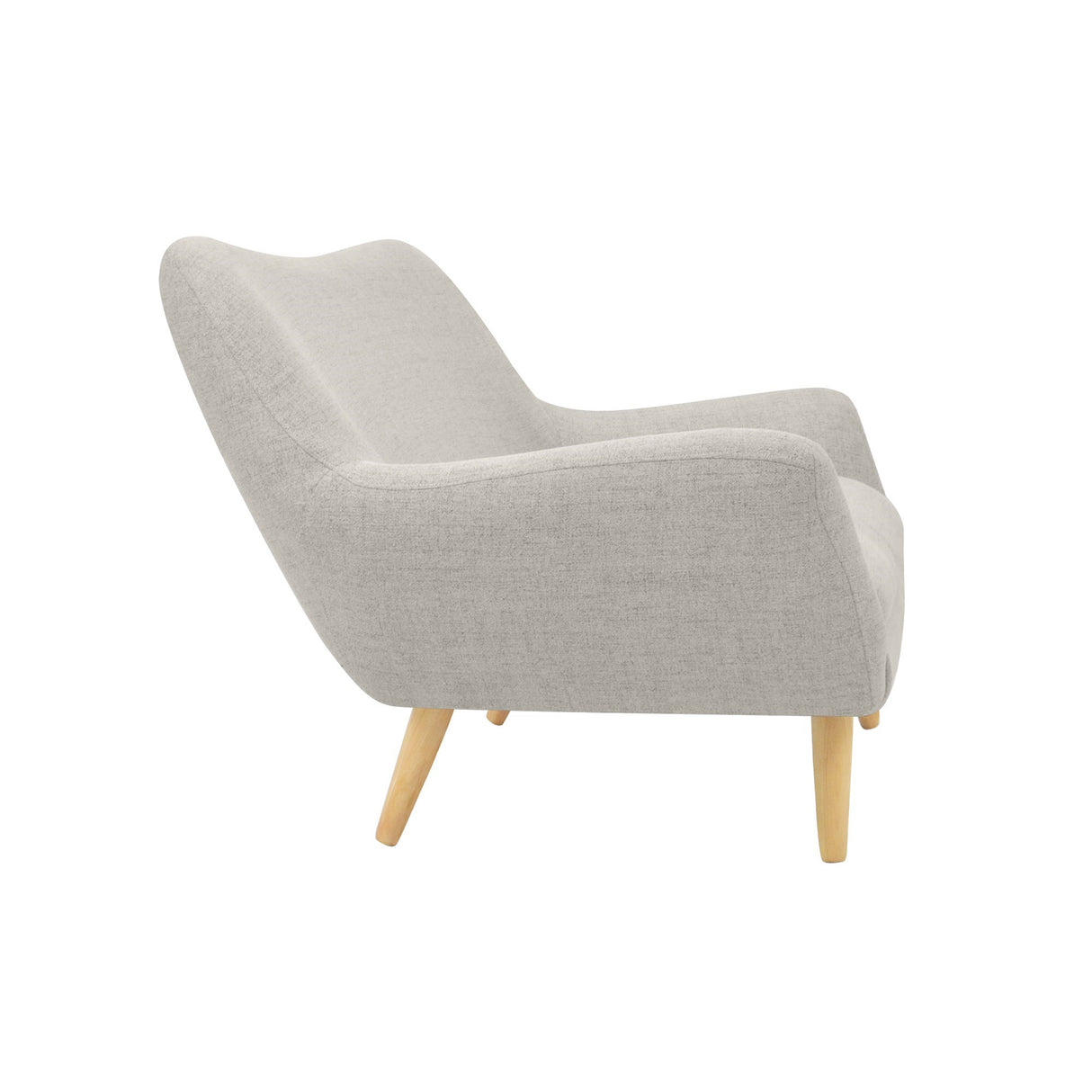 Sofá Cannes Taupe Dicosta y Matiz Natural 136x85cm de Dos Puestos sin Apoya Brazos