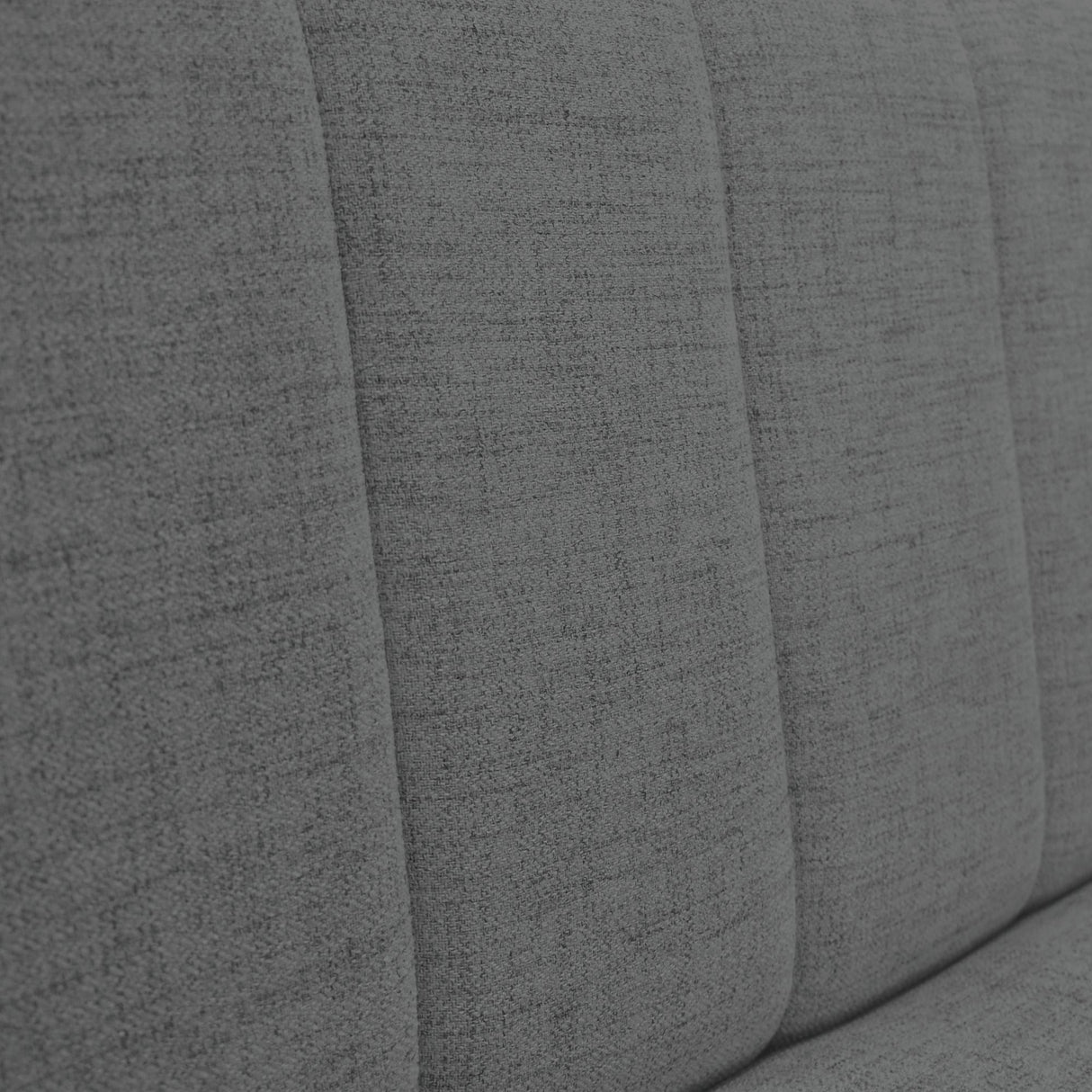 Sofá Cama Dominic Gris Dicosta y Matiz Natural 206x80cm de Tres Puestos Reclinable con Apoya Brazos