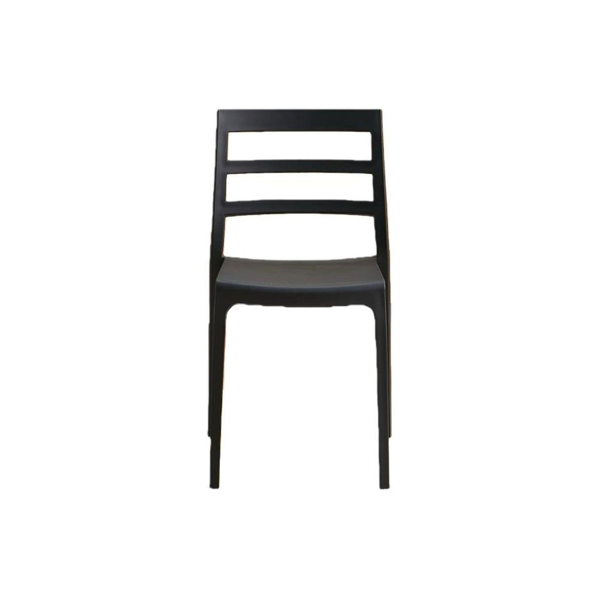 Silla para Exteriores New York Negro 39x79cm con Espaldar y sin Apoya Brazos