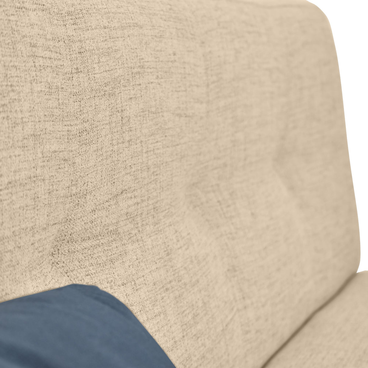 Sofá Cama London Beige Dicosta y Matiz Natural 180x78cm de Dos Puestos Reclinable sin Apoya Brazos