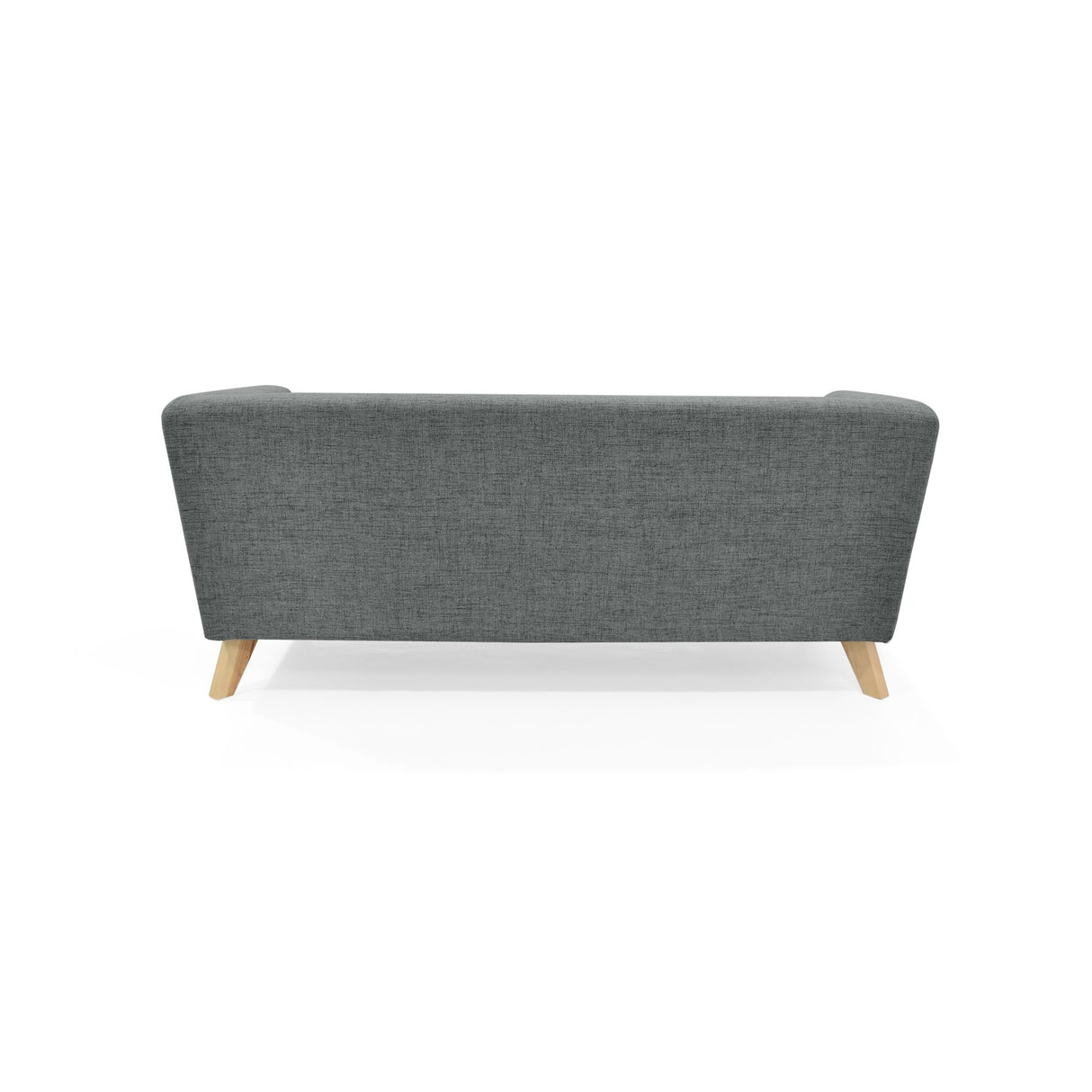 Sofá Montreal Gris Dicosta y Matiz Natural 170x68cm de Tres Puestos sin Apoya Brazos