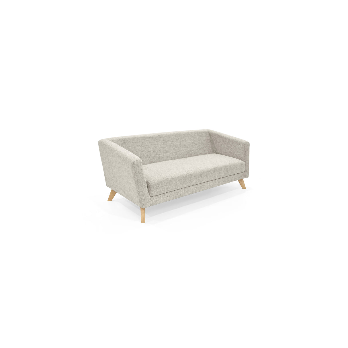 Sofá Montreal Taupe Dicosta y Matiz Natural 170x68cm de Tres Puestos sin Apoya Brazos