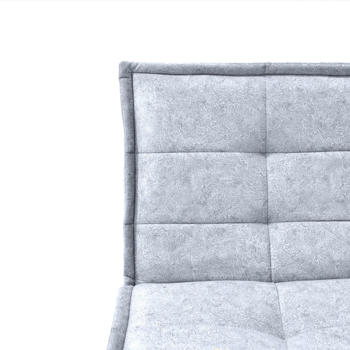 Sofá Cama Morrison Plata Sky y Matiz Caoba 174x80cm de Tres Puestos Reclinable sin Apoya Brazos