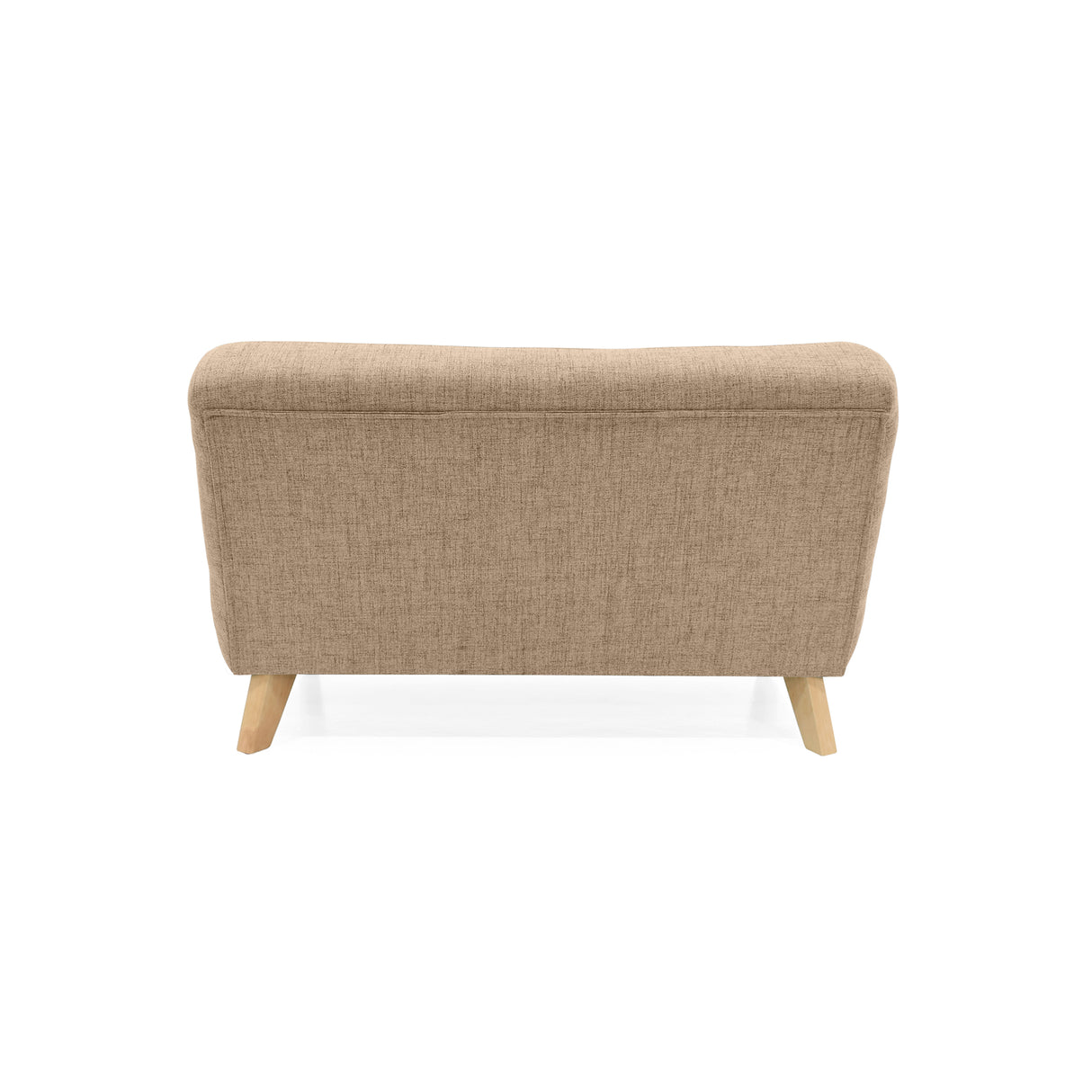 Sofá Navara Beige Dicosta y Matiz Natural 121x82cm de Dos Puestos sin Apoya Brazos