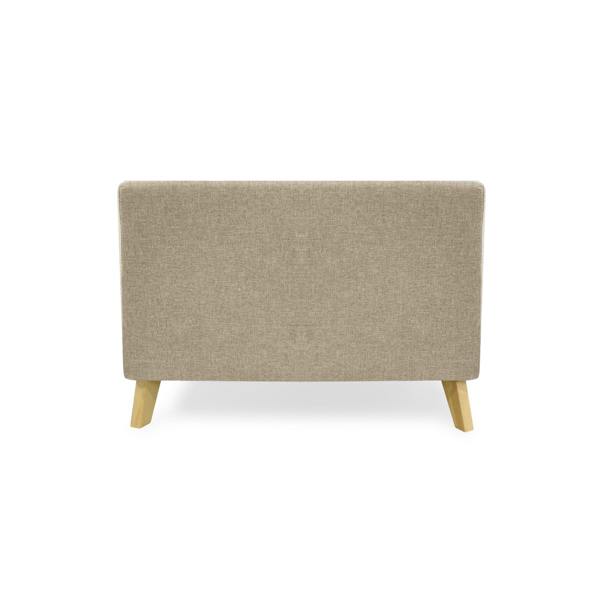 Sofá Nova Beige Duster y Matiz Natural 100x70cm de Dos Puestos sin Apoya Brazos