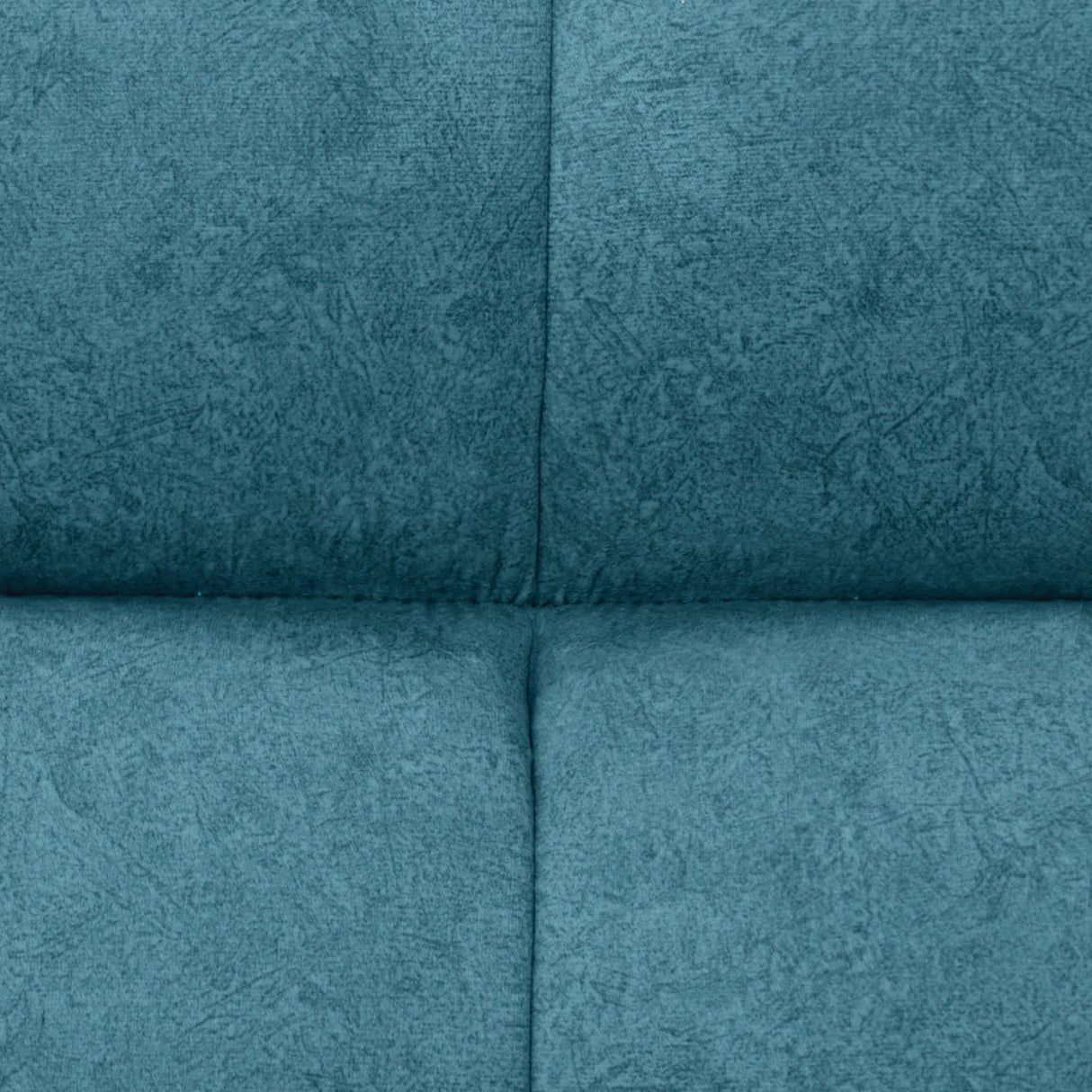 Sofá Cama Nubo Azul Sky y Matiz Natural 178x82cm de Tres Puestos Reclinable sin Apoya Brazos