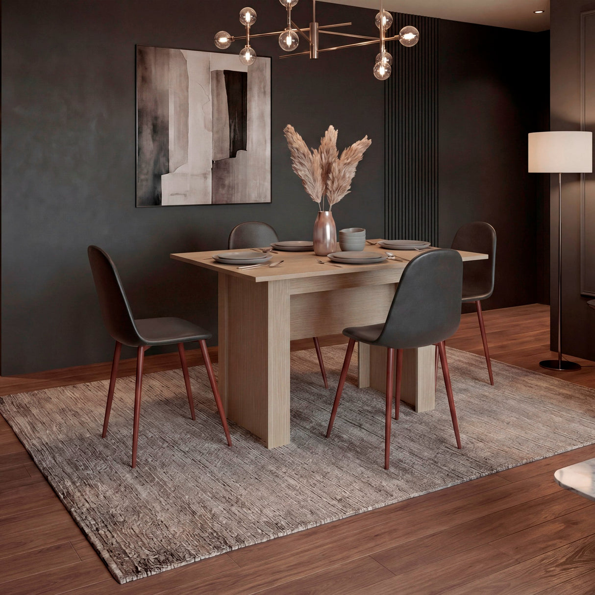 Mesa de Comedor Classic Cartagena 120x73.9cm Rectangular de Cuatro Puestos sin Sillas
