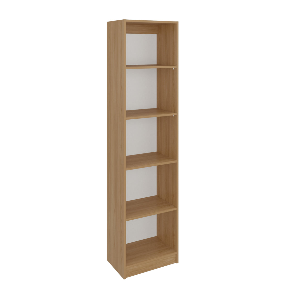 Estantería Home Fresno y Blanco 45x181cm con Cinco Compartimientos