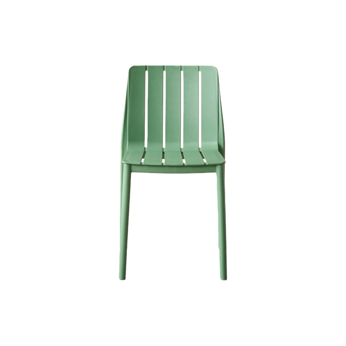 Silla para Exteriores Alice Verde 46x80cm sin Apoya Brazos y con Espaldar