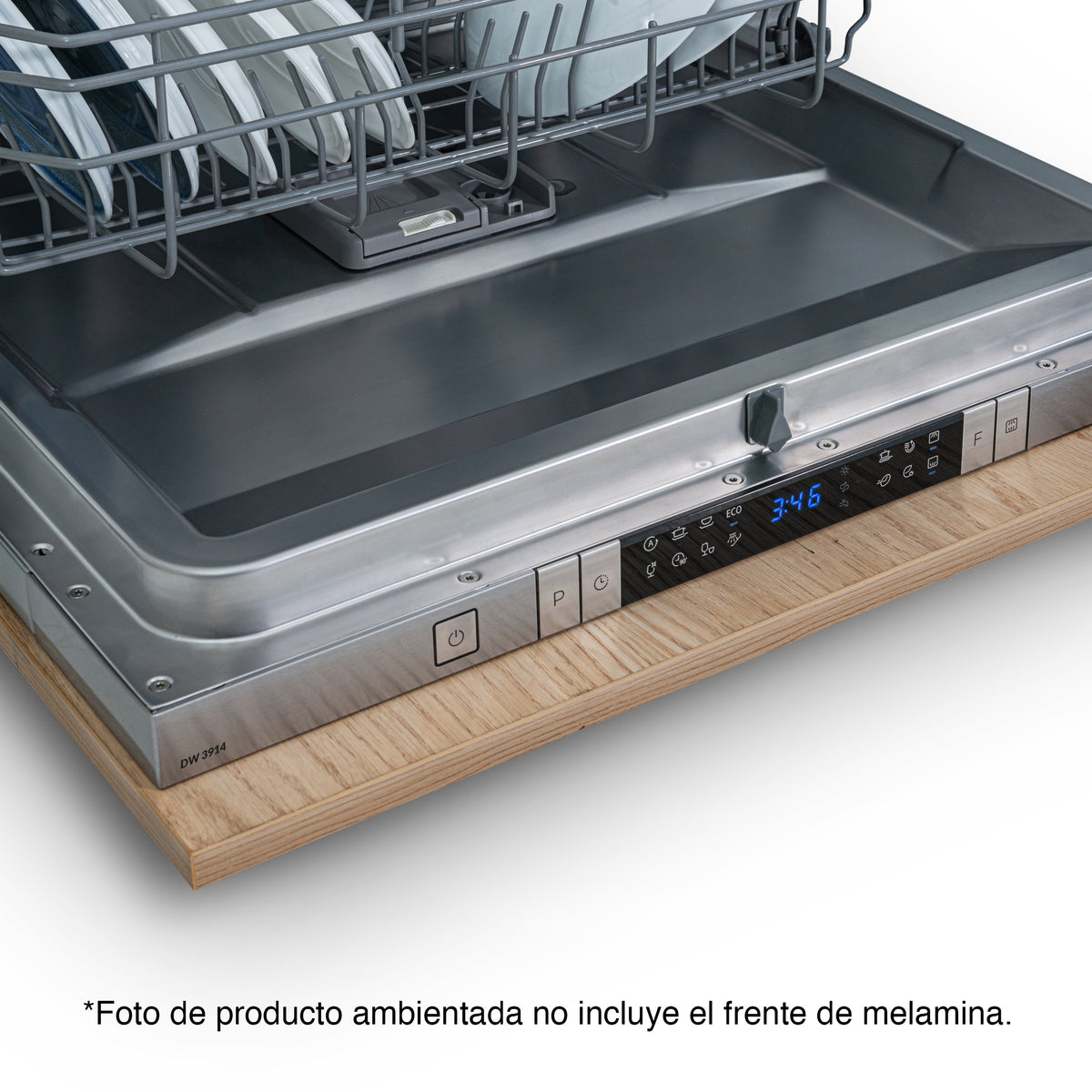 Lavavajillas Challenger Acero 59.8x81.5cm 110 Voltios con Ocho Funciones Preconfiguradas