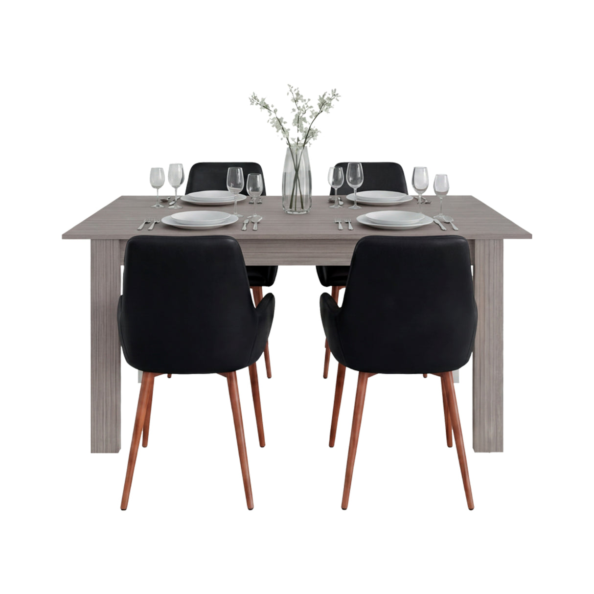 Mesa de comedor Portofino Positano 160x75.6cm Rectangular de Cuatro Puestos sin Sillas