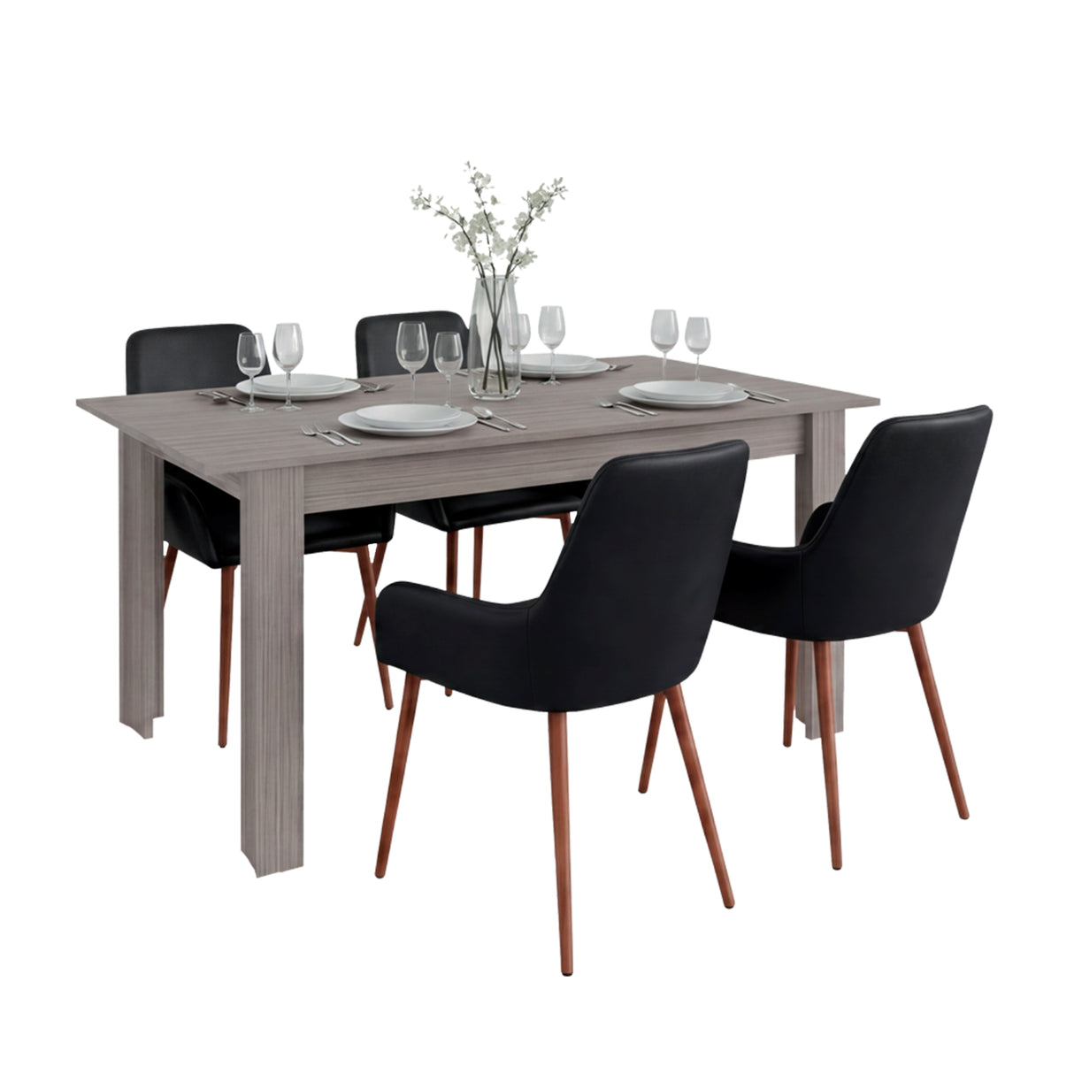 Mesa de comedor Portofino Positano 160x75.6cm Rectangular de Cuatro Puestos sin Sillas
