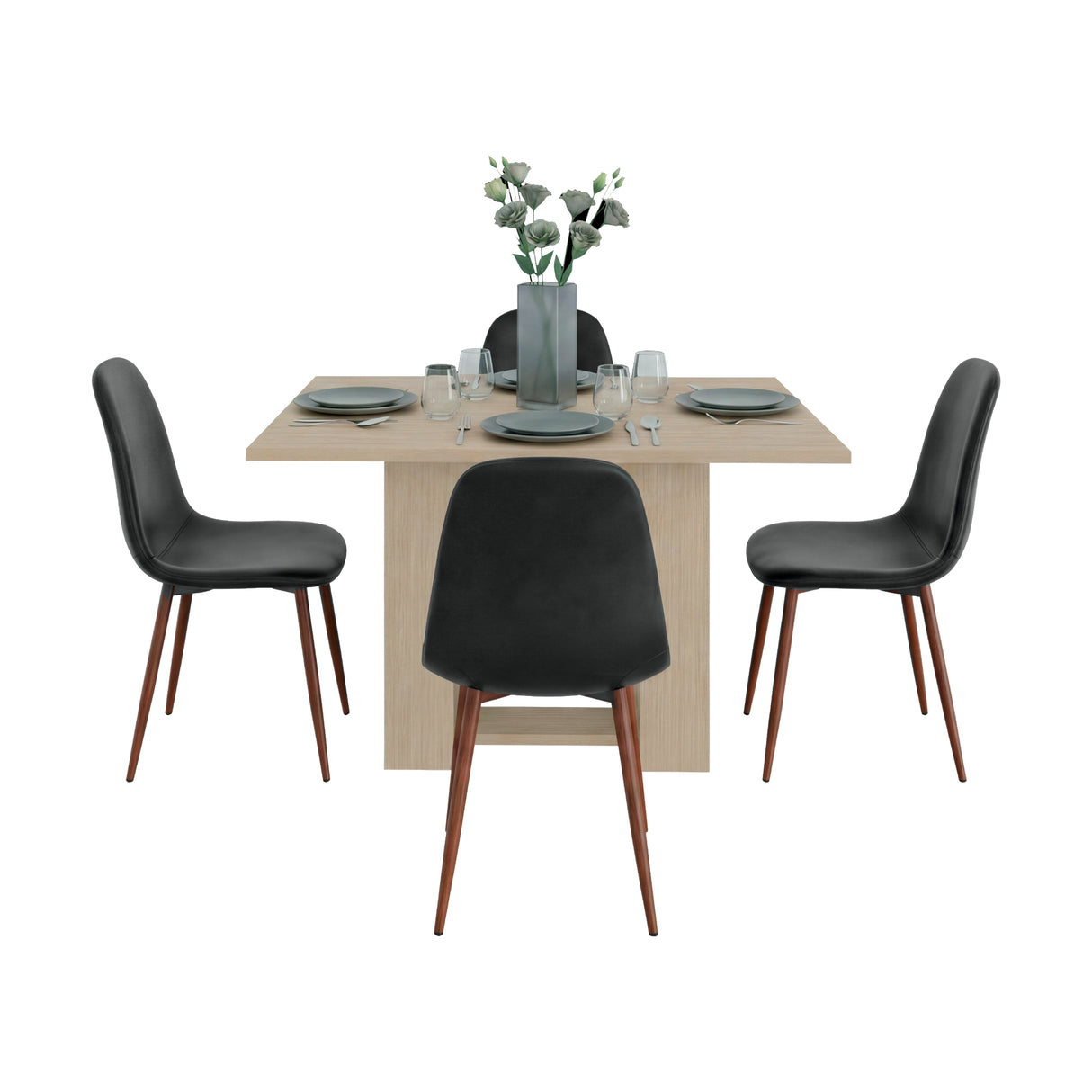 Mesa de comedor Volterra Cartagena 120x74cm Rectangular de Cuatro Puestos sin Sillas