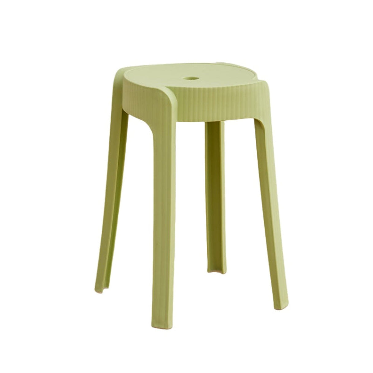 Silla para Exteriores Maison Verde Oliva 30x45cm Apilable sin Apoya Brazos y sin Espaldar