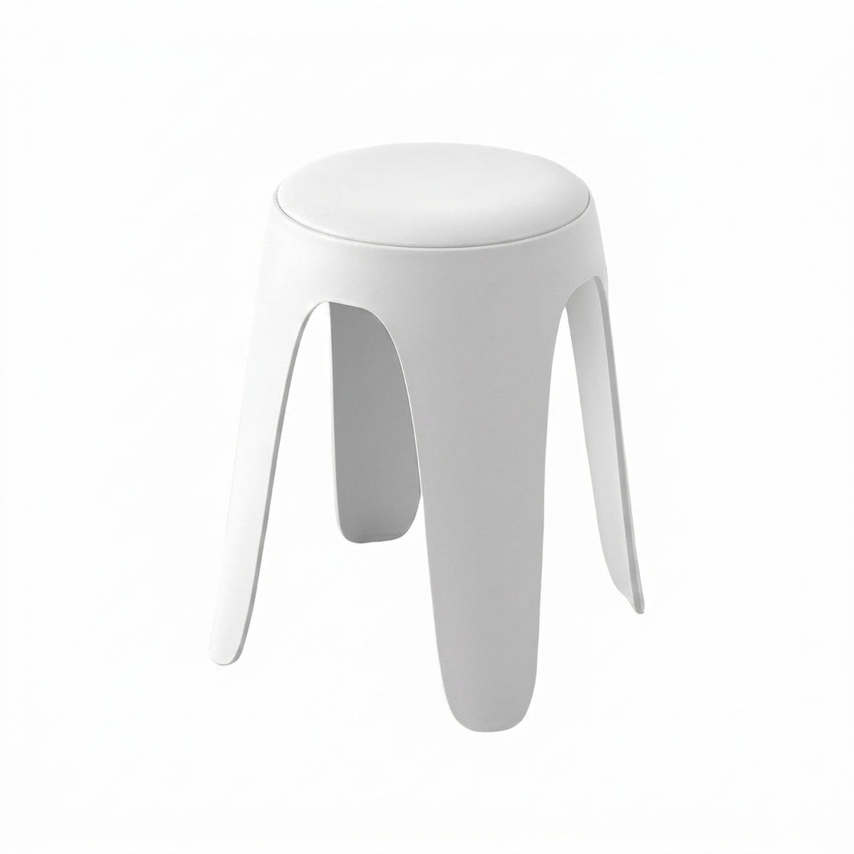 Silla para Exteriores Else Blanco 34x46.5cm Apilable sin Apoya Brazos y sin Espaldar