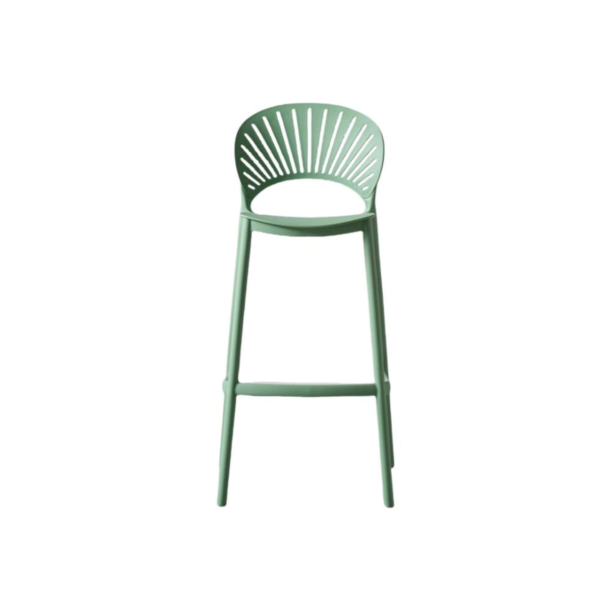 Silla Bar para Exteriores Paraiso Verde Olivo 49x105cm sin Apoya Brazos y con Espaldar