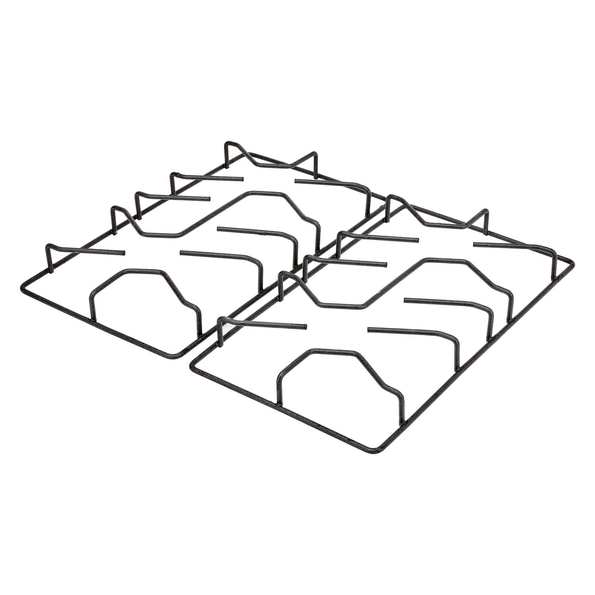 Estufa de Empotrar Haceb Alambrón Inox 60x43cm 110 Voltios para Gas Natural con Cuatro Quemadores