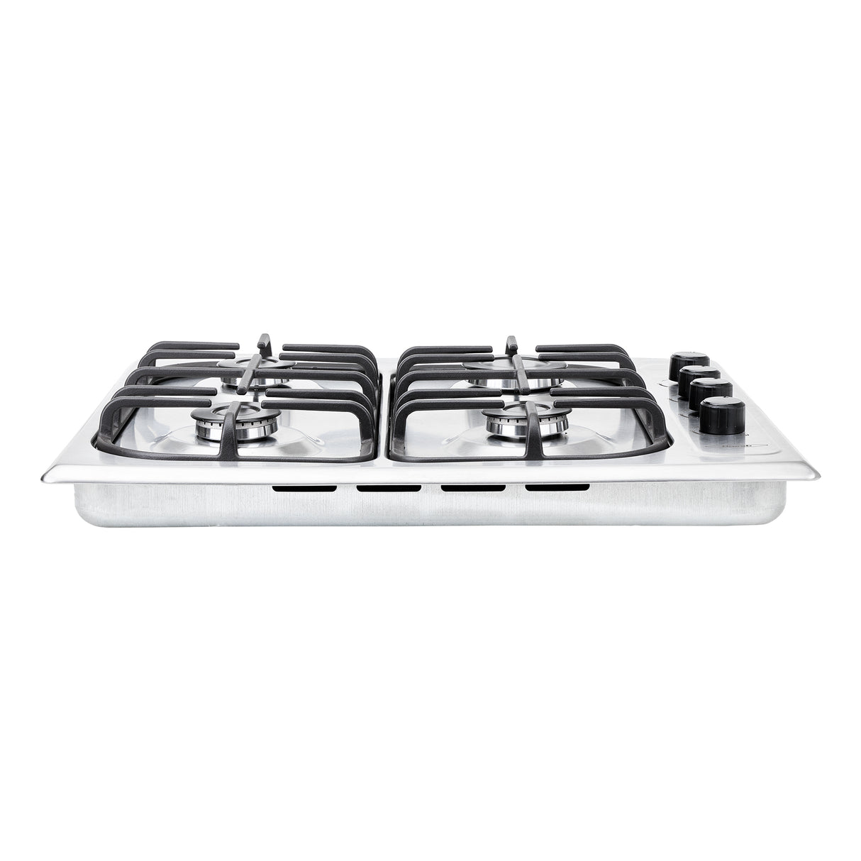 Estufa de Empotrar Haceb Tandoori Sesamo Inox 60x51cm 110 Voltios para Gas Natural con Cuatro Quemadores