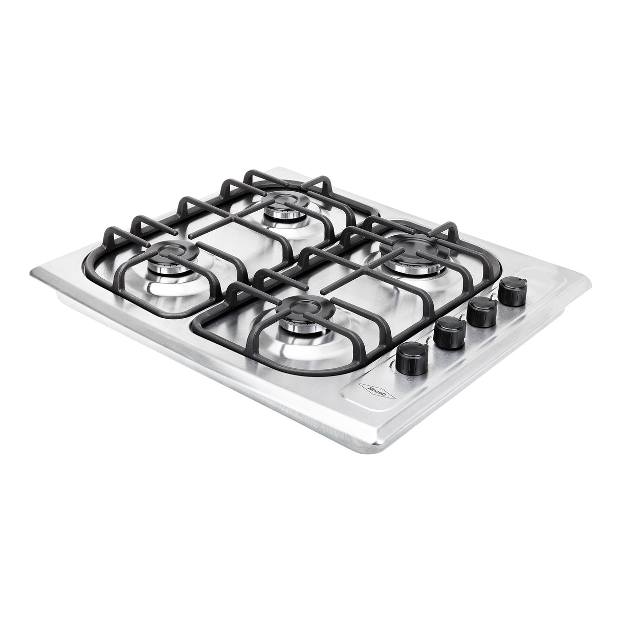 Estufa de Empotrar Haceb Tandoori Sesamo Inox 60x51cm 110 Voltios para Gas Natural con Cuatro Quemadores