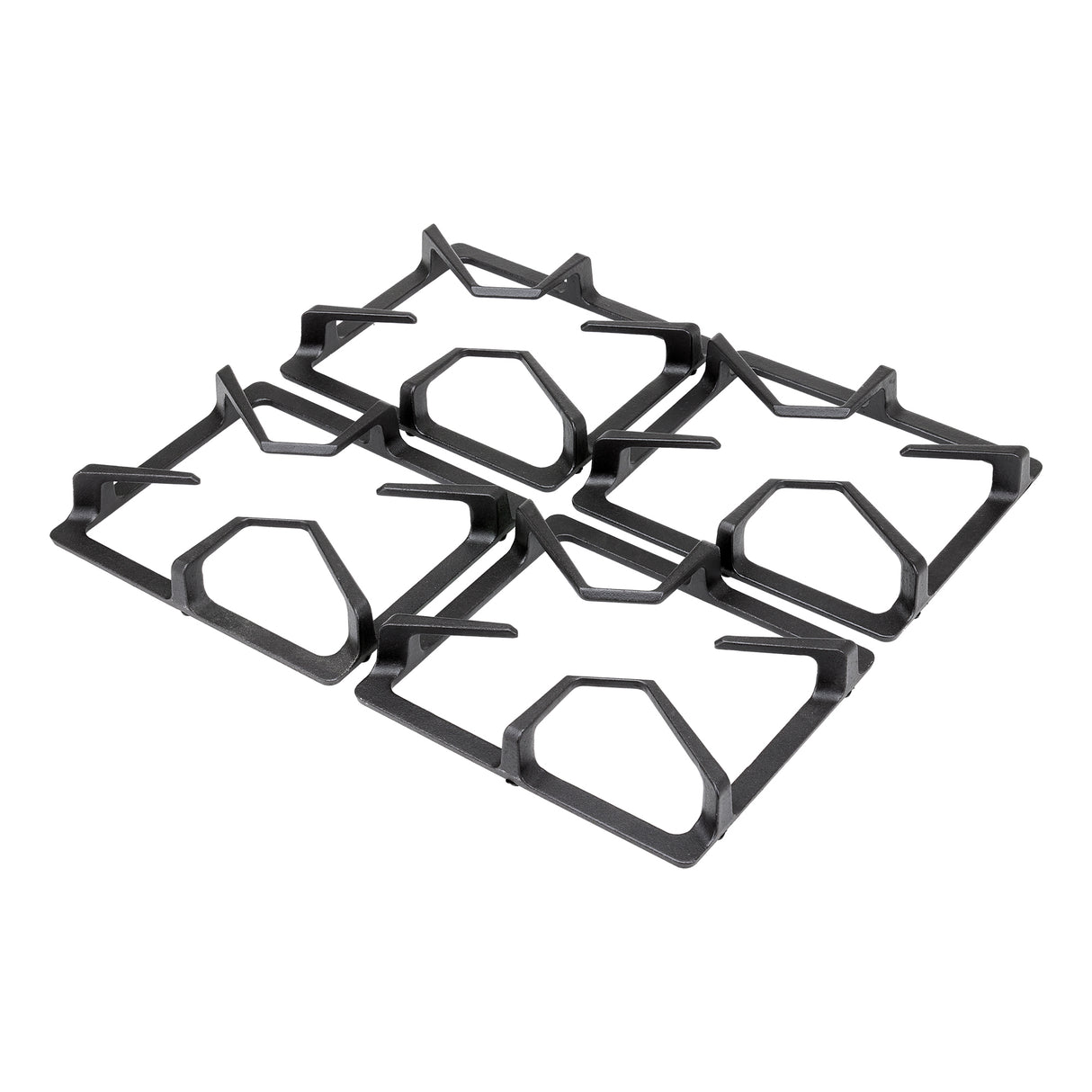 Estufa de Empotrar Haceb Tandoori Hierro Fundido Inox 60x43cm 110 Voltios para Gas Natural con Cuatro Quemadores