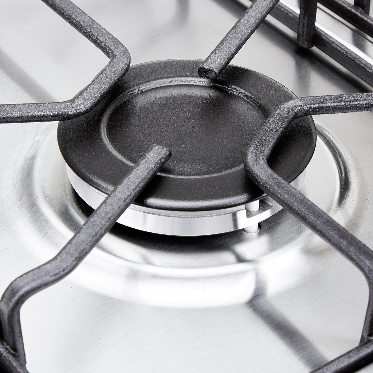 Estufa de Empotrar Haceb Platina Inox 60x51cm 110 Voltios para Gas Propano con Cuatro Quemadores
