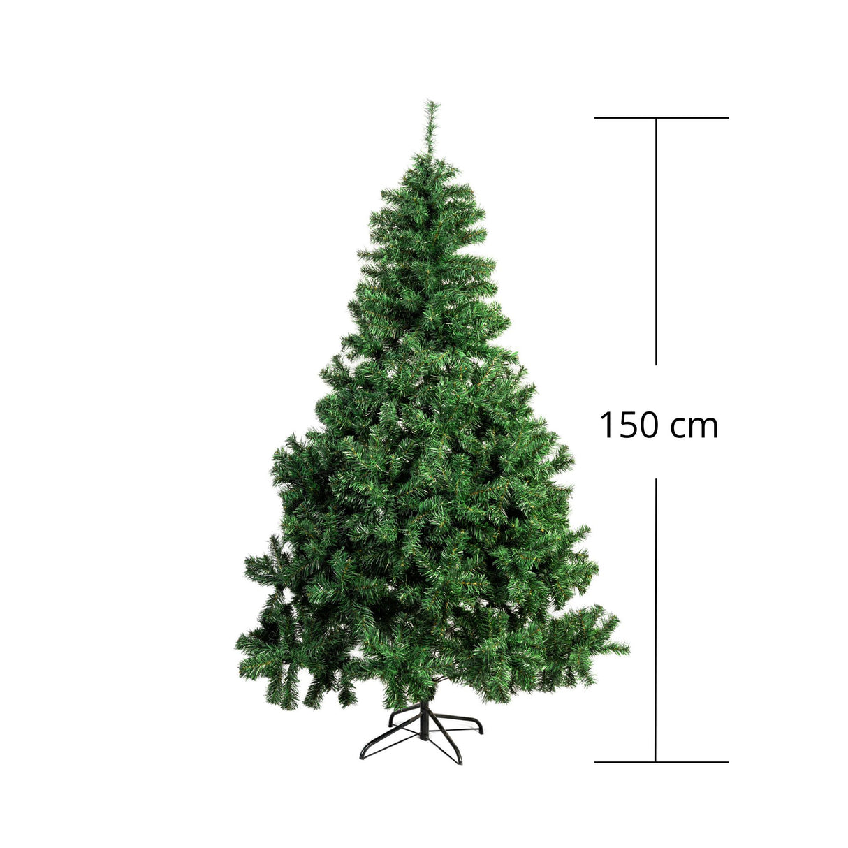 Árbol de Navidad Frondoso Verde 85x150cm de Piso