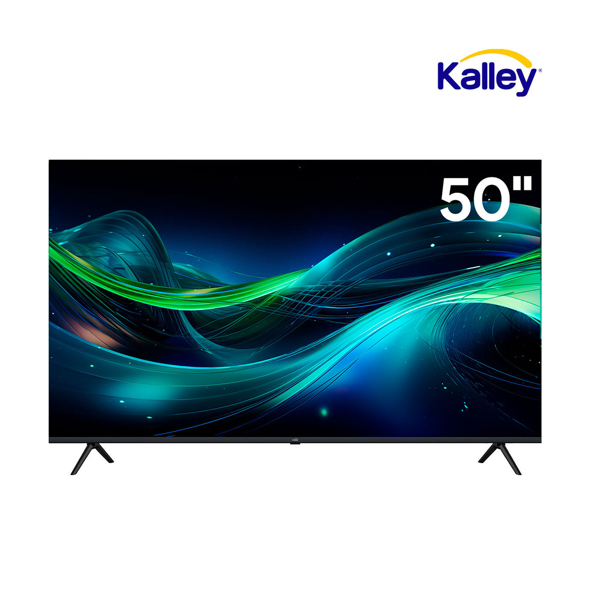Televisor Kalley Google TV LED Negro 4K 2160P 111.1x71.07cm de 50" Pulgadas Smart con Wifi y Bluetooth
