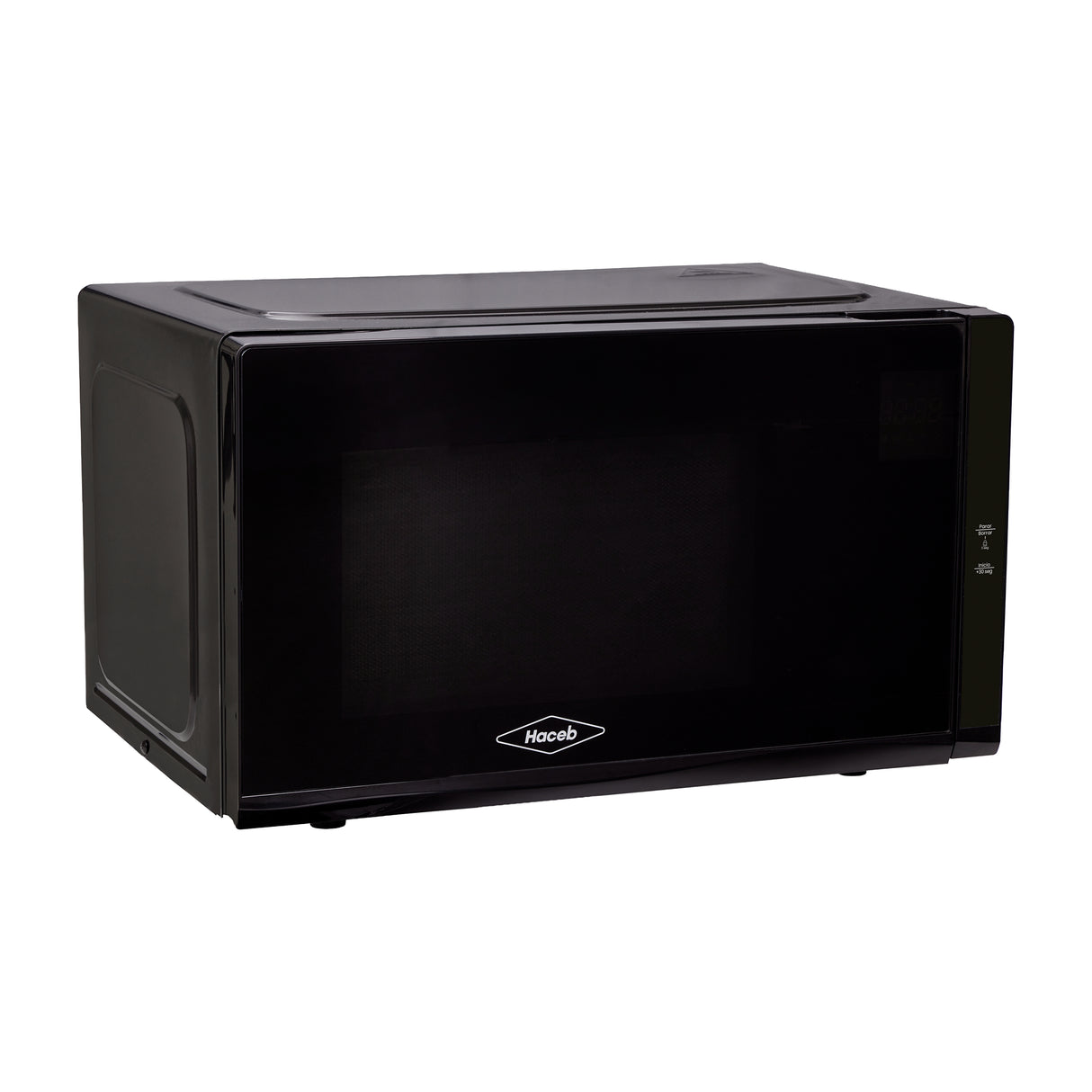 Horno Microondas Haceb Negro 48x29cm de 25 Litros 120 Voltios con Ocho Funciones Preconfiguradas y con Grill