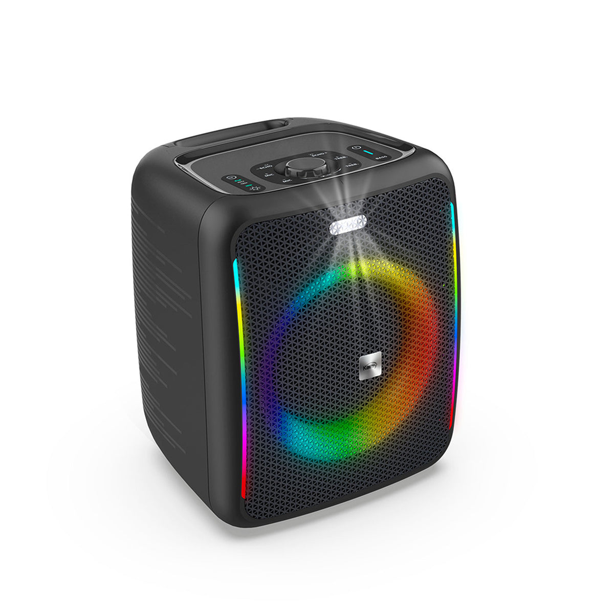 Parlante Kalley Negro Mate 33.6x27.2cm Portátil