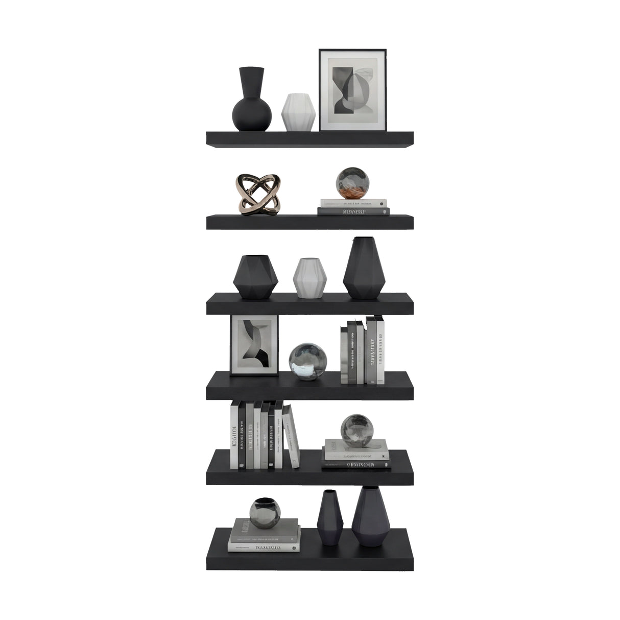 Set de 2 Repisas Shelf Wengue 60x3.8cm Rectangulares