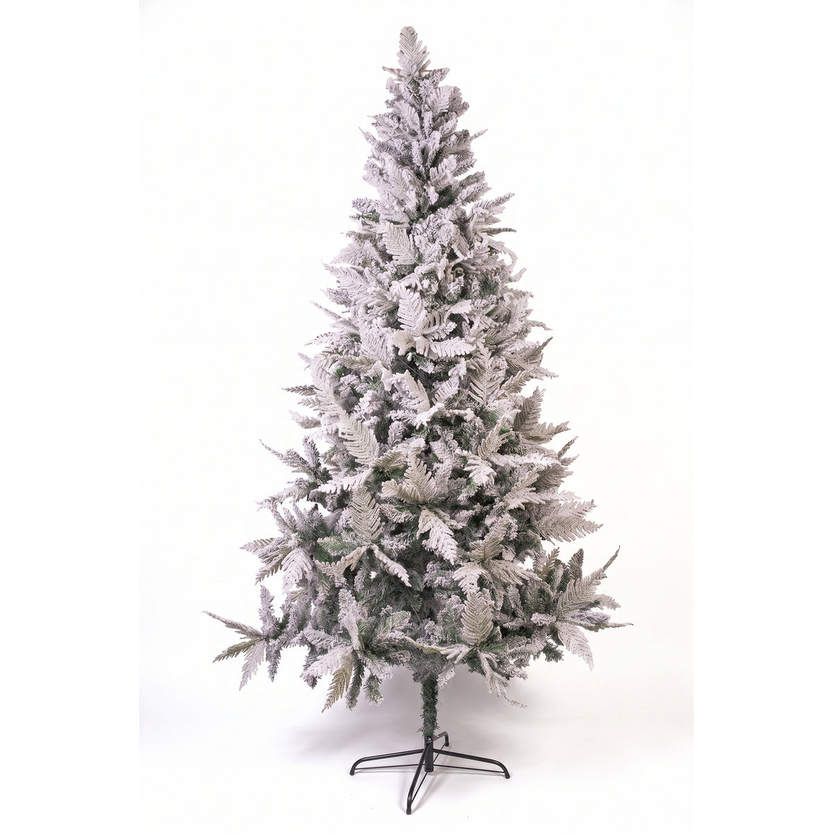 Árbol de Navidad Nieve Z Verde y Blanco Nieve 105x180cm de Piso