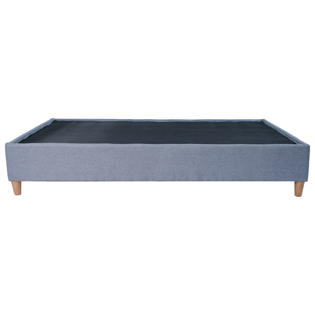 Base Cama Toledo Plata 104x34cm para Colchón Sencillo 100 X 190 Cm sin Colchón y con Patas