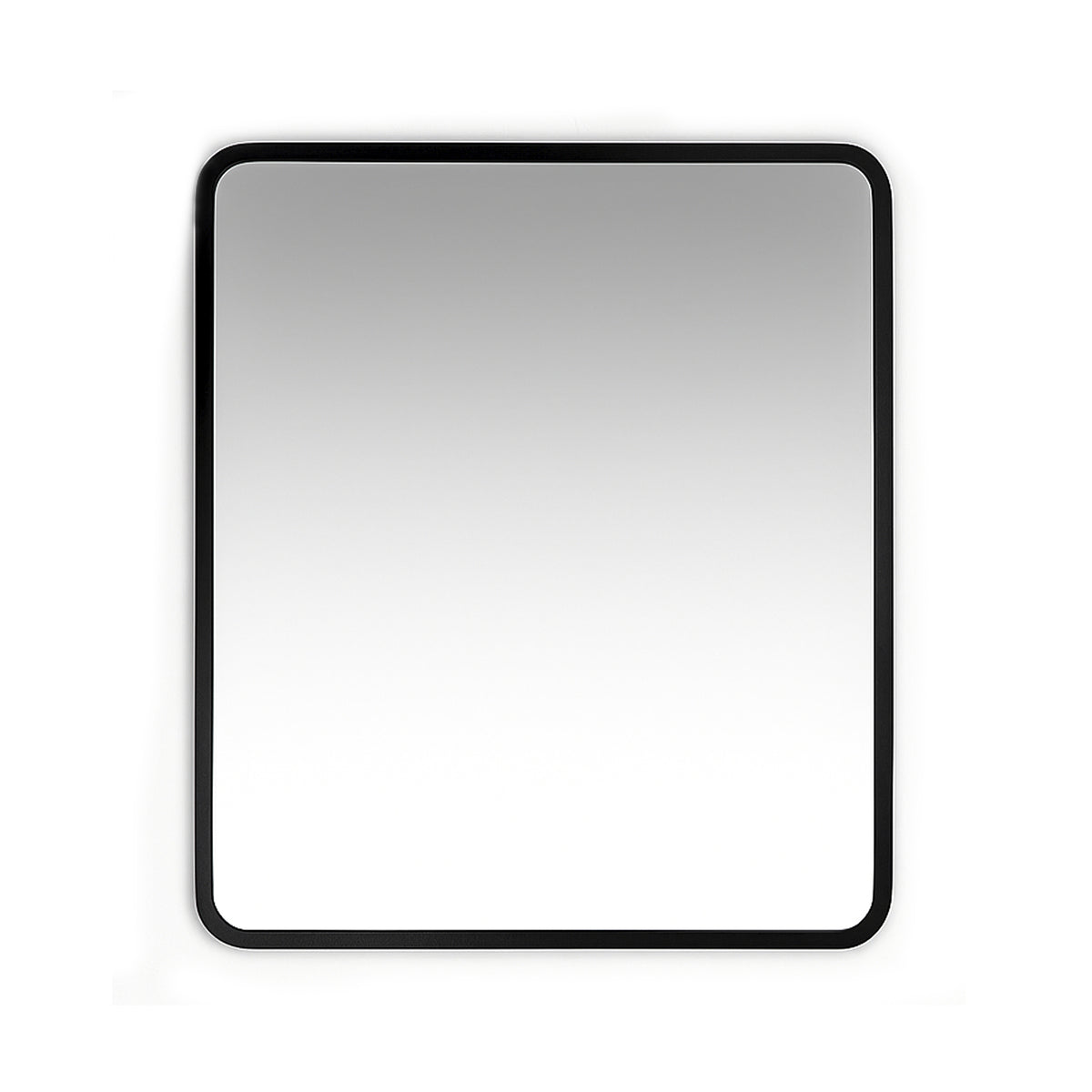 Espejo de Pared Lisboa Negro 80x100cm Rectangular con Marco en Madera