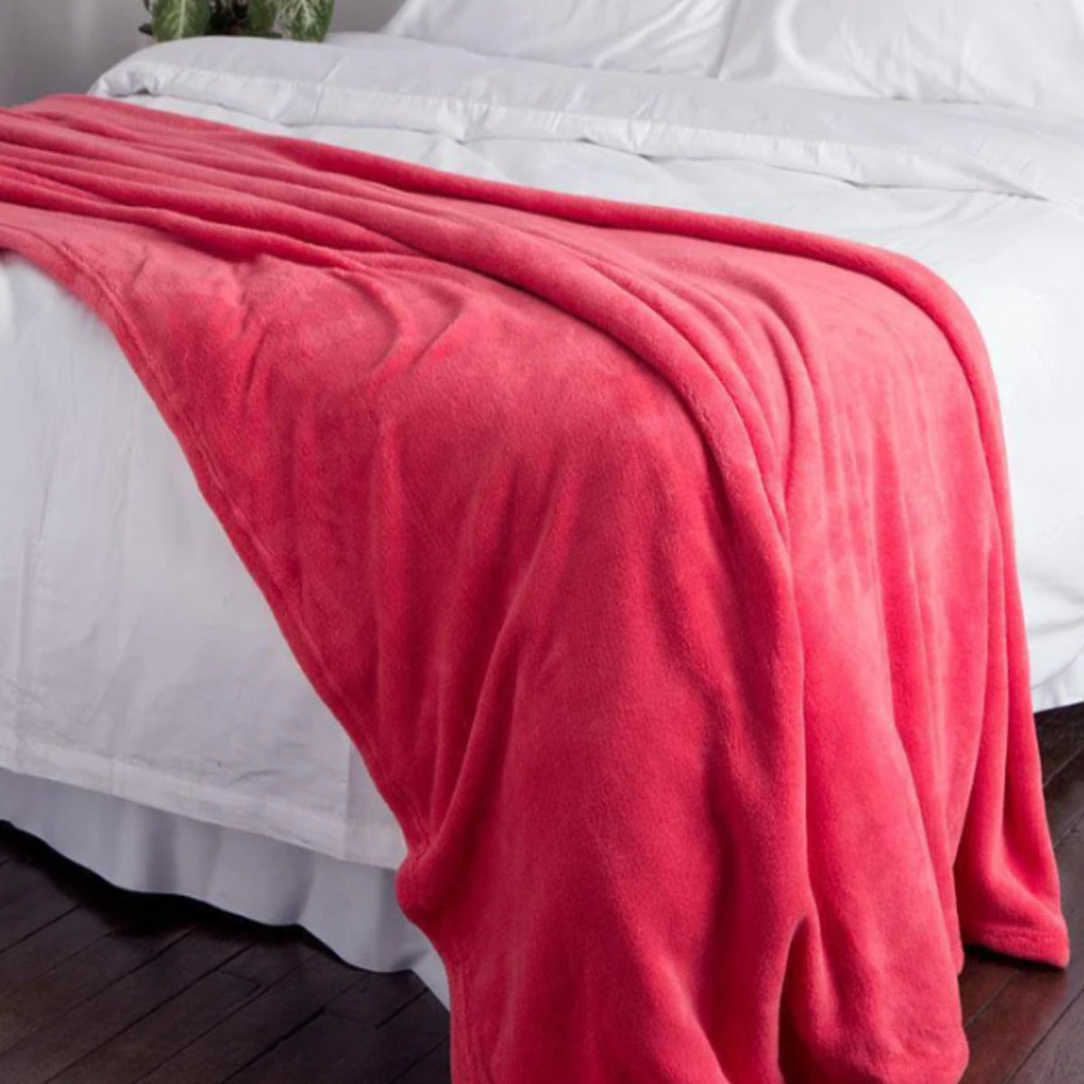 Cobija Cataleya Rosado 260x230cm Fondo Entero Suave y Ligera